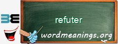 WordMeaning blackboard for refuter